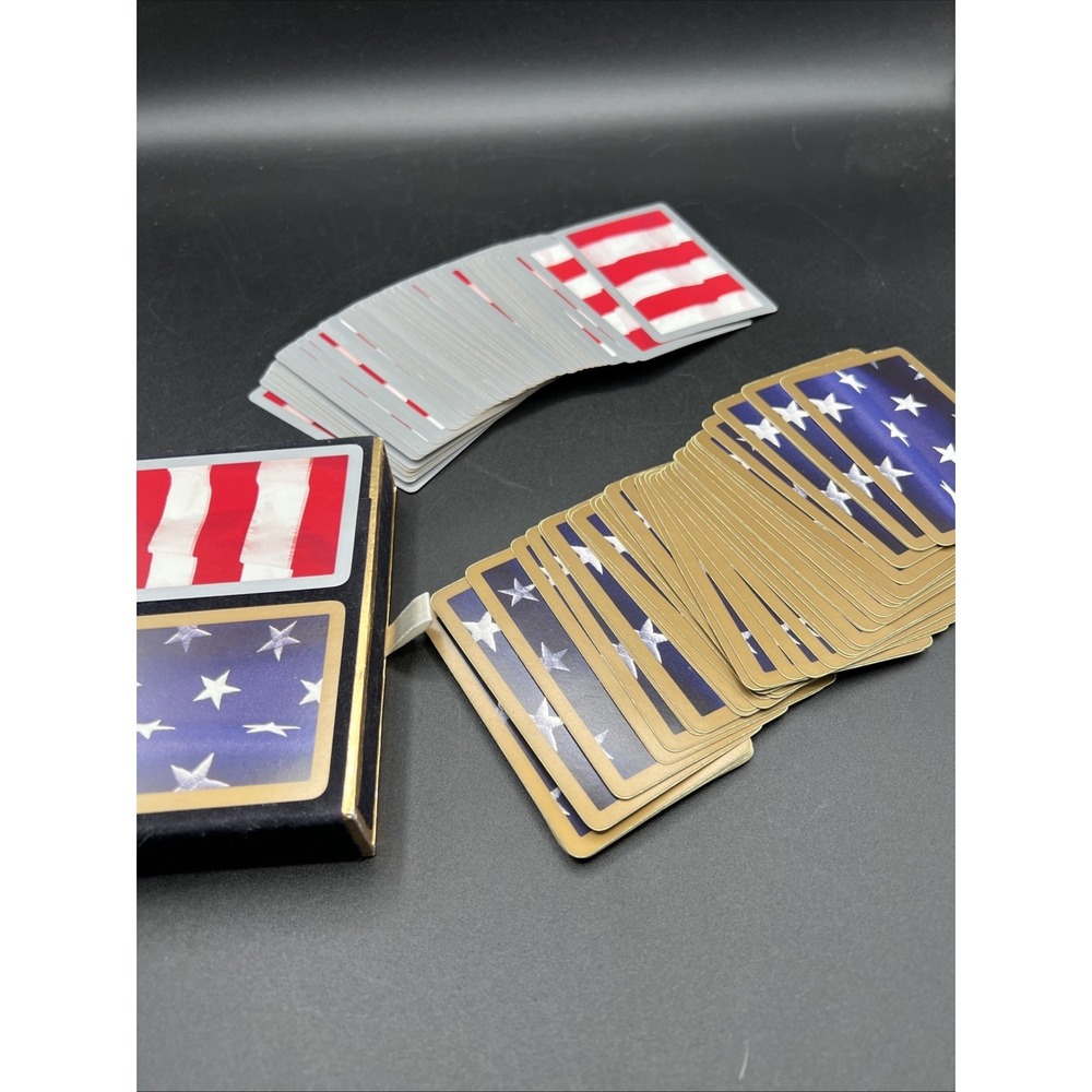 Lot Of Congress Playing Cards Patriotic STARS STRIPES BIRDS Cardinal Hydrangeas